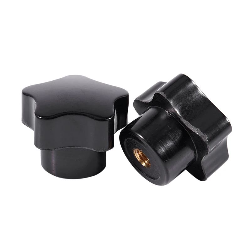 5Pcs M8 Female Thread 32mm Star Head Clamping Nuts Knob Grip Handle&10 Pcs M6