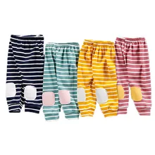 Осенние штаны для малышей от 0 до 3 лет длинные штаны леггинсы для маленьких девочек Одежда для новорожденных мальчиков, штаны-шаровары, одежда для малышей штаны в полоску для девочек