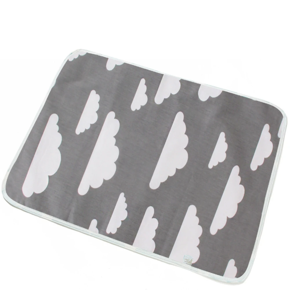 Almofada à Prova Tapetes de Jogo Bebê Mudando Dnewborn Água Urina Esteira Infantil Recém-nascido Lavável Reutilizável Viagem Almofada Fralda 80*110cm 7 Capas e almofadas p/ troca