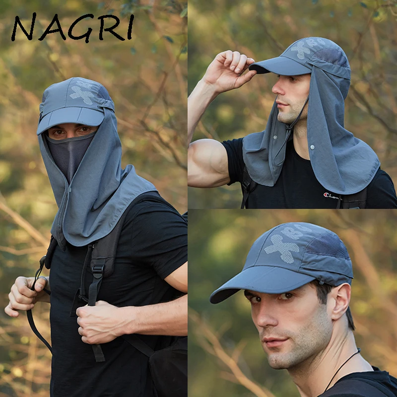 

Sun Hat Men Women Foldable Quick Drying Waterproof Boonie Hat UV Protection Baseball Cap Face Neck Protection Outdoor Hiking Hat