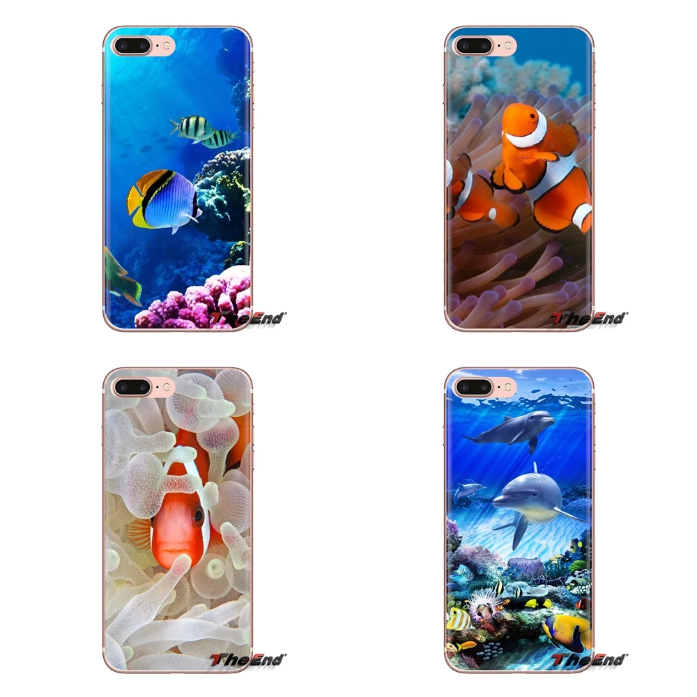 Чехлы из ТПУ для samsung Galaxy S2 S3 S4 S5 MINI S6 S7 edge S8 S9 Plus Note 2 3 4 5 8 Coque Fundas Морская жизнь и