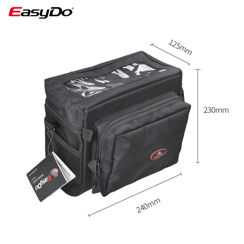Велосипед EASYDO велосипедная Сумка водонепроницаемая MTB дорожный Руль Передняя сумка Паньер большая емкость 6л Аксессуары для велосипеда