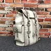 Exotic Genuine True Crocodile Skin Men's Top-handle Backpack Authentic Real Alligator Leather Male Large White Travel Bag Pack 2