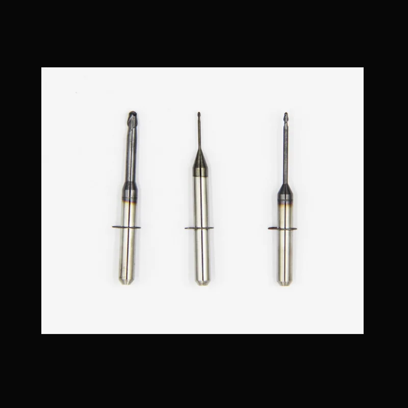 VHF CAD CAM milling burs 3 pcs/lot with DLC/DC coating for dental technician use