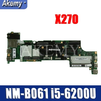 

Laptop motherboard For Lenovo Thinkpad X270 Core SR2EY i5-6200U Mainboard 01LW725 01HY517 DX270 NM-B061