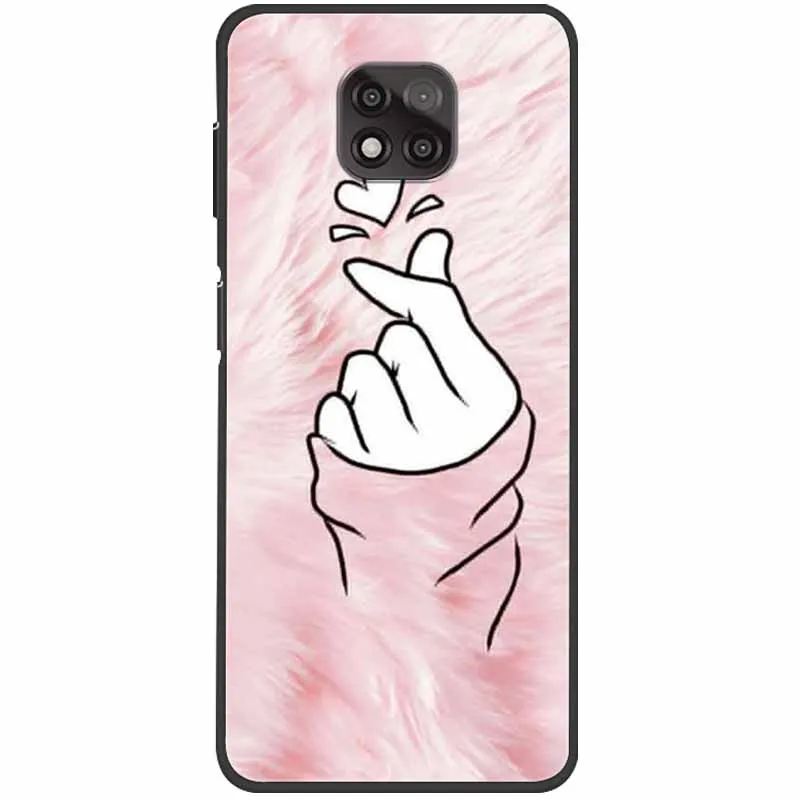 Butterfly Silicone Soft Phone Cover and Protector for Moto G Power and Play