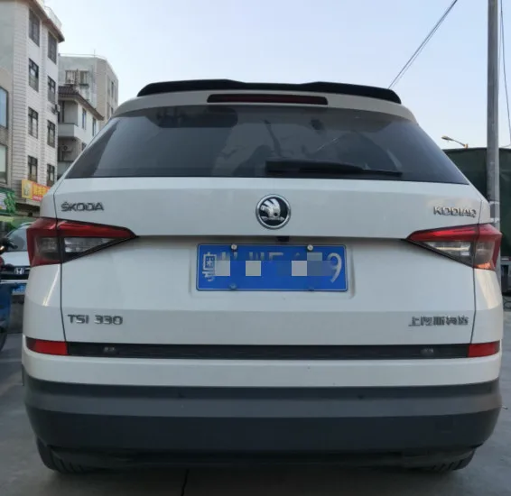 Спойлер для VW SKODA kodiaq, заднее стекло, спойлер на крышу, крыло белого и черного цвета или грунтовка, спойлер с до