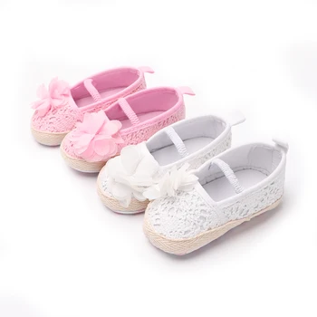 

Baby Princess Dress Shoes Lace Flower Summer Girl Park Garden Newborn Toddler Crawl Crib Shoes