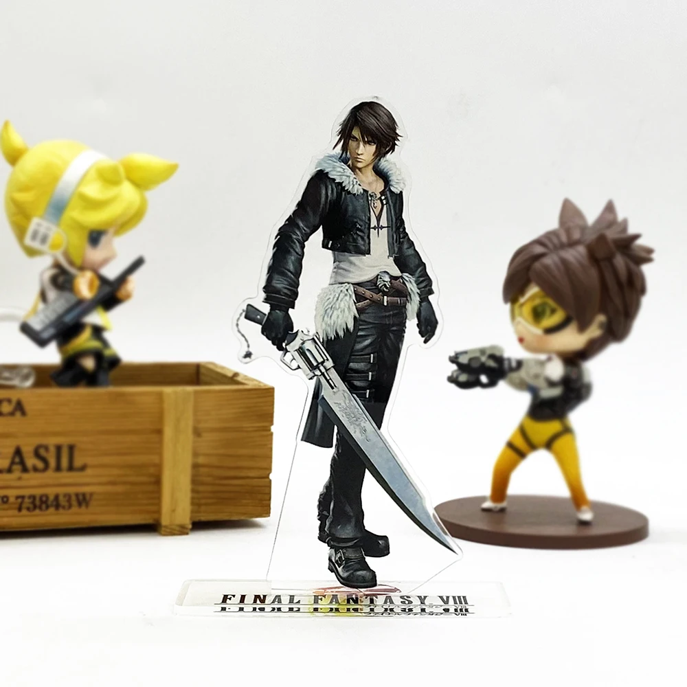 Final Fantasy FF Ⅷ 8 Squall Rinoa acrylic stand figure model plate holder cake topper anime cool
