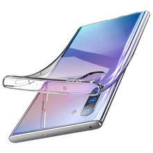  Original Transparent Silicone Phone Case For Samsung Galaxy Note 10 Plus 10+ Ultra Thin Tpu Soft Case For Samsung Note 10 Pro 