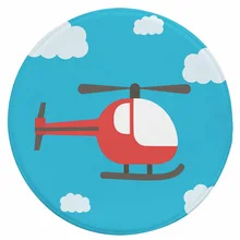 Zeegle мультяшный круглый ковер для детской комнаты, мягкий игровой коврик для детской комнаты, ковер для детской комнаты с принтом, украшение для гостиной, напольный ковер