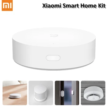 

Original Xiaomi Smart Home Kit Mijia Gateway Door Window Human Body Sensor Natural Gas Fire Alarm Smoke Sensor Wireless Switch