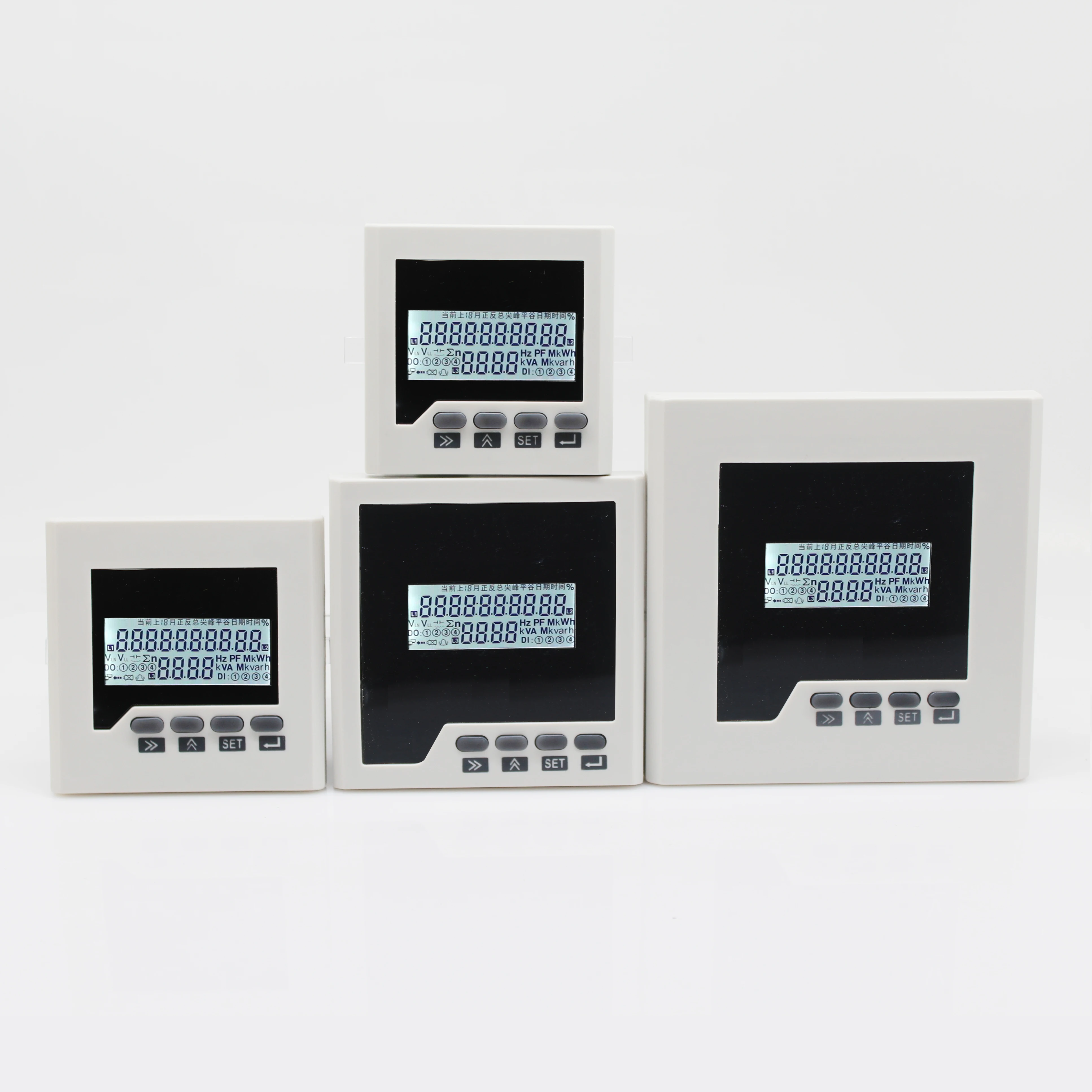 

Однофазный AC0-220V 0-5A В переменного тока, 50-60 Гц Многофункциональный измерительный прибор ЖК-дисплей дисплей w кВтч cos энергии многофункциональный измеритель с RS485