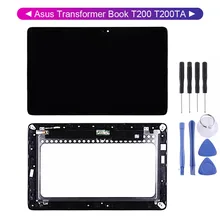 Для Asus Transformer Book T200 T200TA ЖК-дисплей, сенсорная панель стекло+ ЖК-дисплей дигитайзер экран в сборе+ рамка Бесплатные инструменты