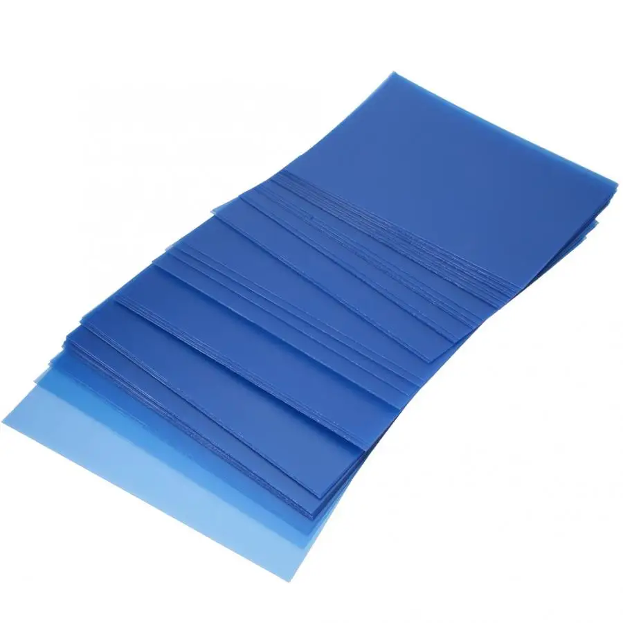 50 шт. A5/B5/A4 Прозрачный PP переплет пленки Обложка перфоратор документов папки защитить внутренние бумаги - Цвет: Синий