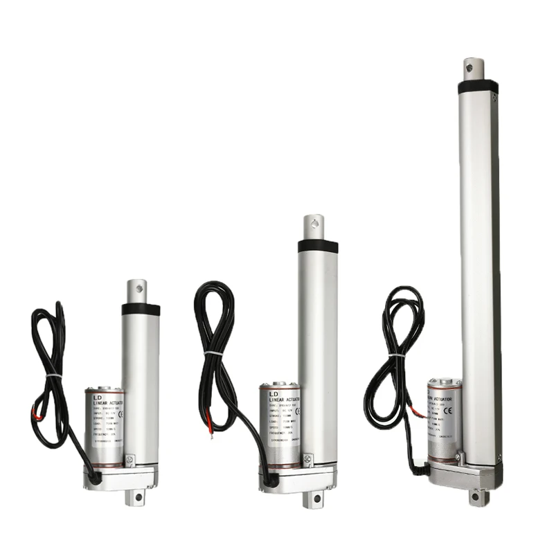 750N 2-18 Inch 330lbs DC12V Electric Motor Linear Actuator For Electric Self Unicycle Scooter Input Voltage Range Aluminum Alloy