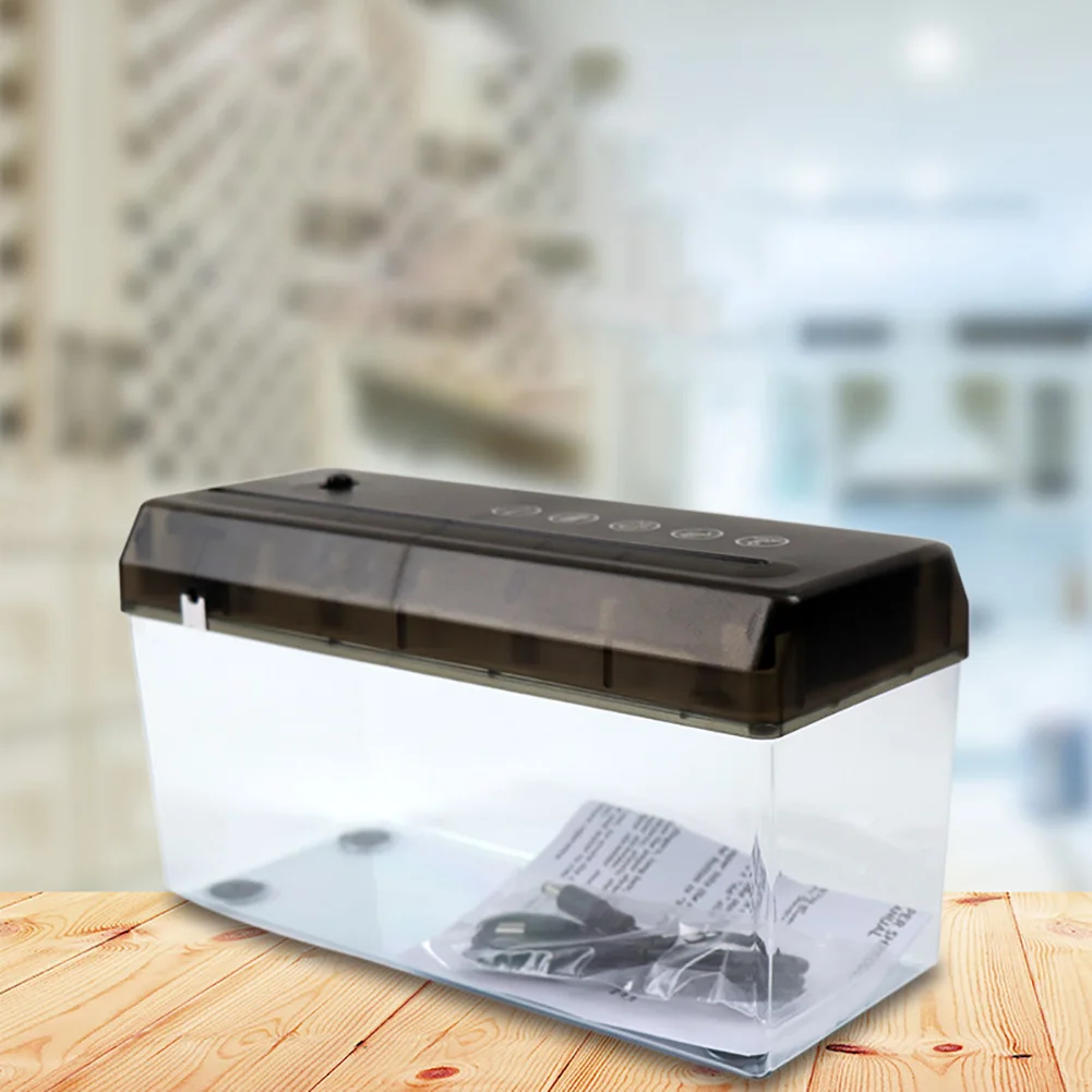 

A4 Paper Electric ABS Documents Dual Purpose Automatic Cutter Home Small Desktop Durable Shredder USB Office