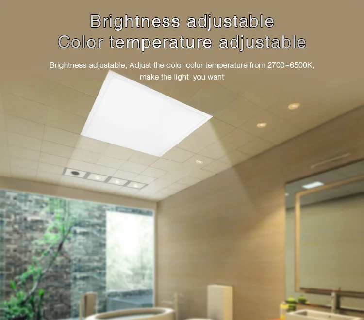  Miboxer FUTL01 40W RGB+CCT led Panel Light 220V with Panel Light power Driver 2.4G Wireless remote 
