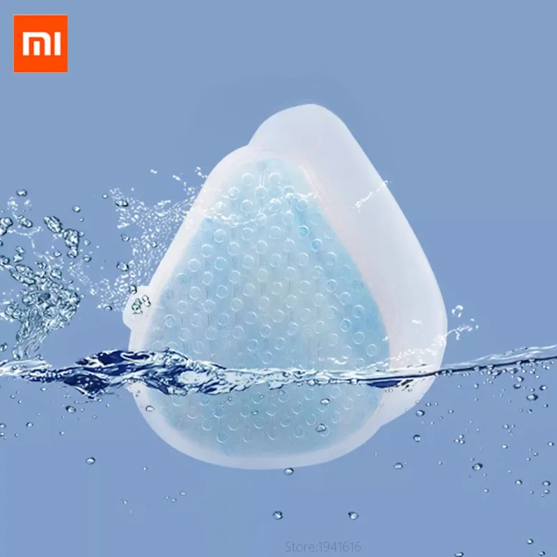 

2020 Xiaomi Mijia S8 Face Mask KN95 Reusable Washable KN95 3D Comfortable Food Grage Silicon Safe 4 Layer Filters