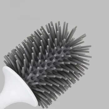 

Durable Toilet Brush Rubber Head Holder Cleaning Brush For Toilet Wall Hanging Household Floor Cleaning Bathroom Accessories