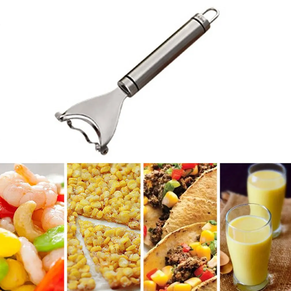 Молотилка для кукурузы, рубанок для кукурузы из нержавеющей стали 304, рубанок для кукурузы, Овощечистка, портативный натоптыши, Овощечистка, сепаратор Зерен Кукурузы