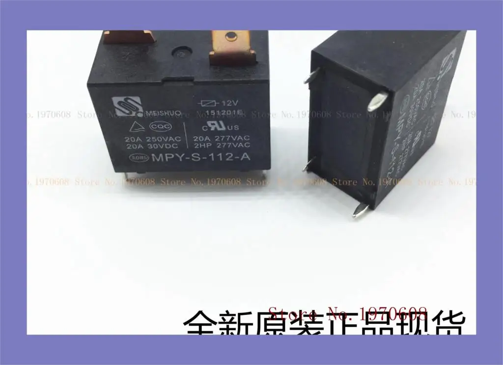 MPY-S-112-A Relais 12V 25A 4-polig - 1 Stück Elektronik Relais