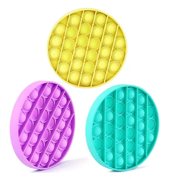 

New Hot 1x Push Pop Pop Bubble Sensory Fidget Toy Stress Relief Special Needs Silent Classroom USJ99