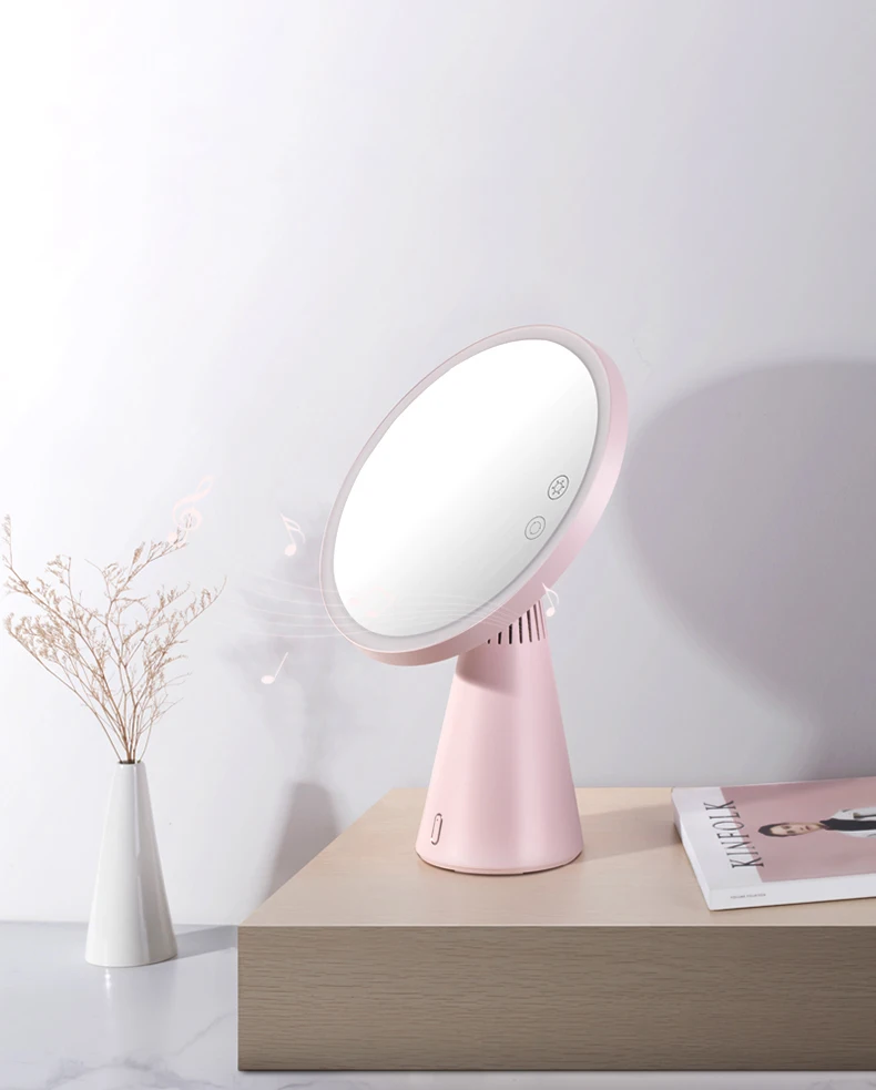 Makeup backlit mirror light With Natural White Table Lamp LED Daylight Vanity Mirror with Bluetooth