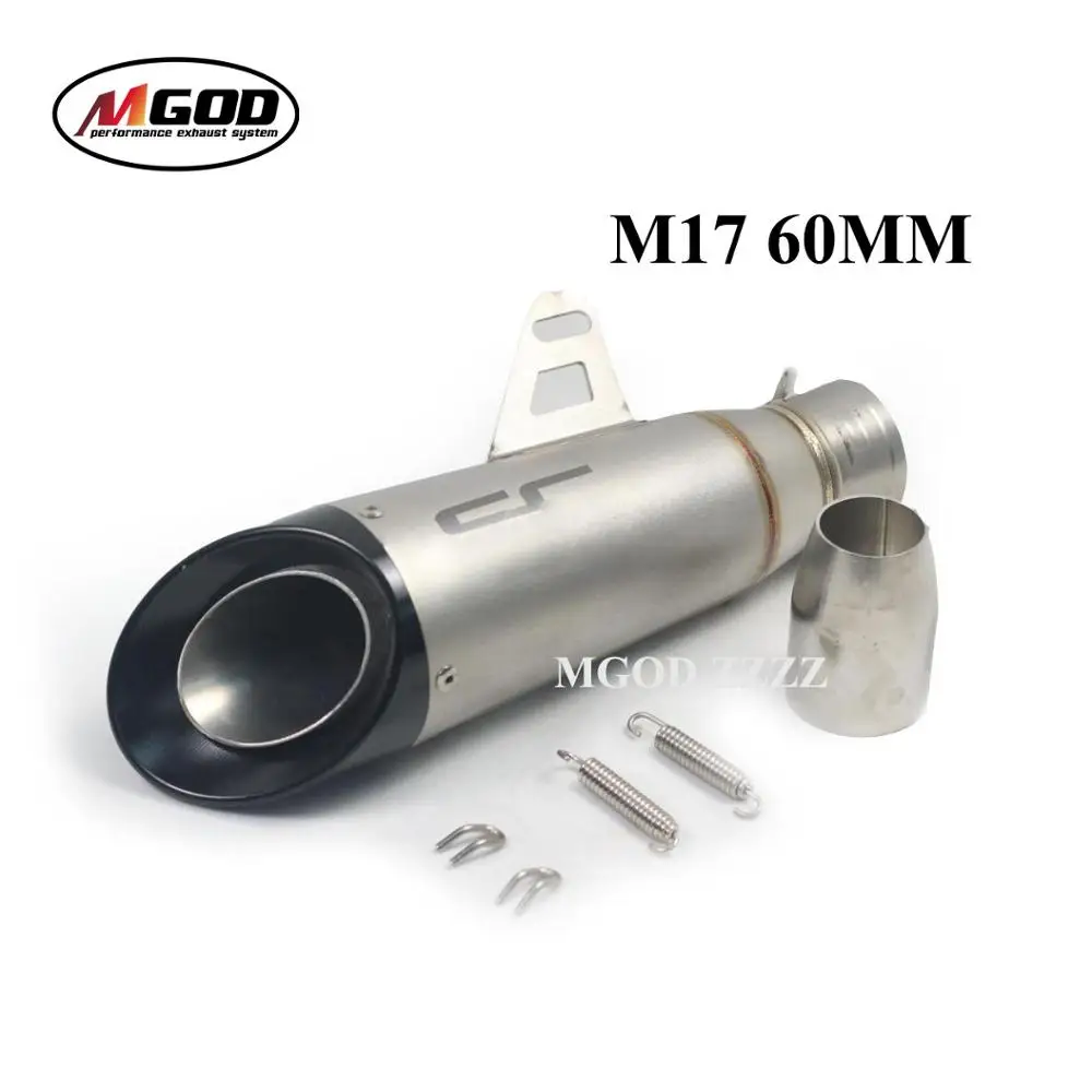 51 мм/60 мм Escape Moto выхлопная труба мотоцикла Universel для SC yamaha r1 aerox 155 nmax ybr 125 xt600 fz6n msx125 скутер велосипед