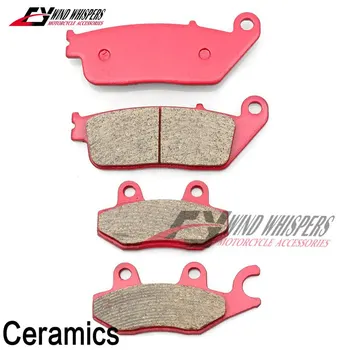 

Motorcycle Ceramic Front Rear Brake Pads For Kawasaki KLE300 KLE 300 VERSYS-X 300 ABS & Non ABS 2017-2018 Ninja 400 EX400 2018