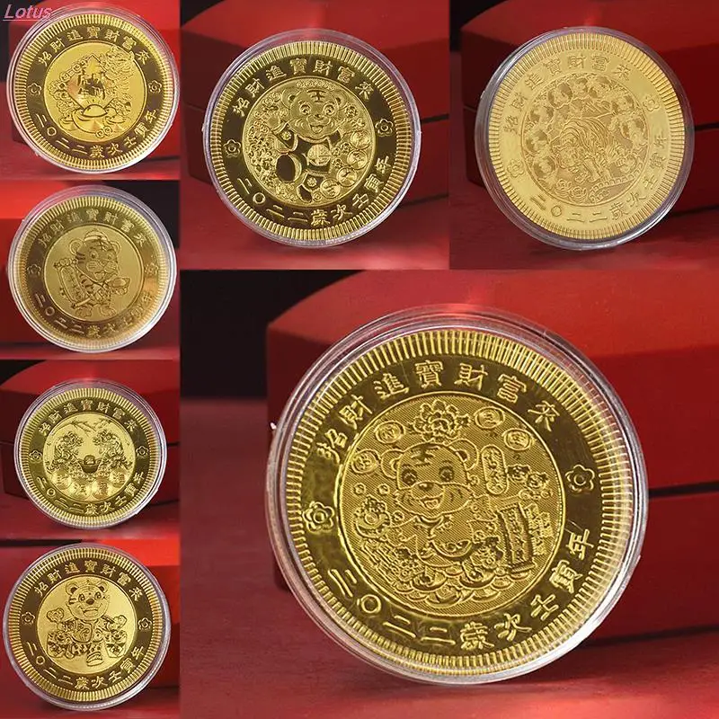 Оригинальная Памятная Коллекция 2022 года с изображением китайского Нового тигра