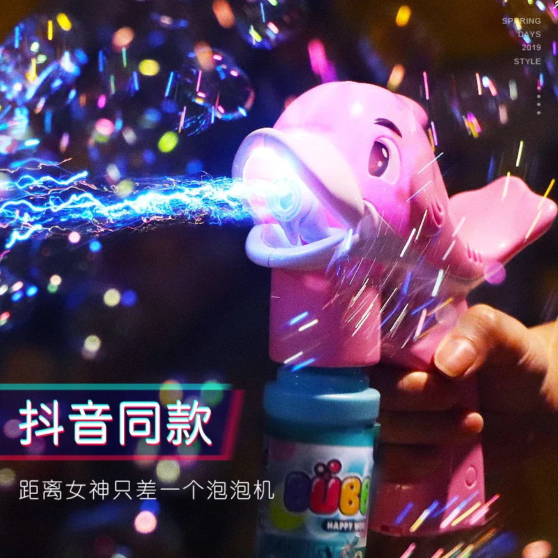 Douyin полезный продукт для Девушки Онлайн Стиль Знаменитостей будет Сияющий пузырь машина сердце девушки Электрический светильник включает в себя