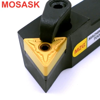 

MOSASK MTQNR Cutter MTQNR1616H16 Tools Bar CNC Lathe Machining Holders Solid Carbide Inserts External Turning Toolholders