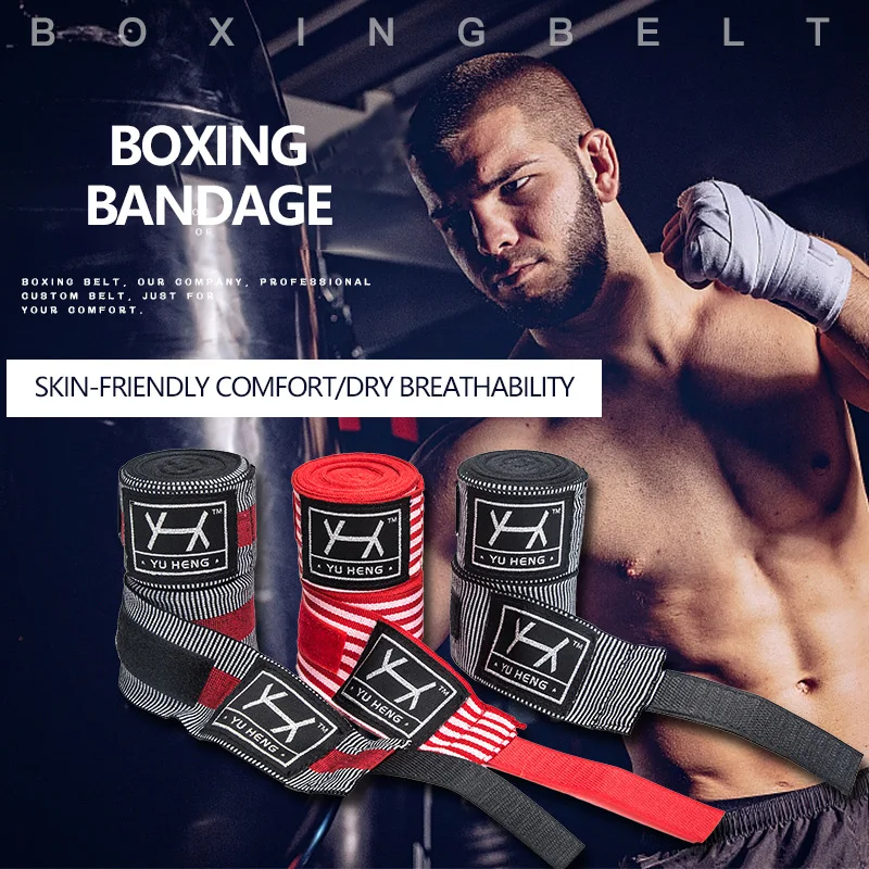 2 pcs 3m 5M boxing bandages sports hand with cotton kick Sanda Taekwondo MMA wrist gloves wrapped strapping training |