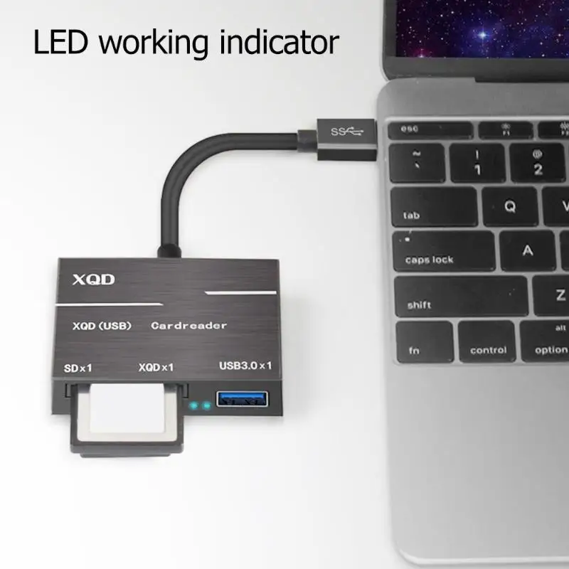 Type C к XQD карта высокоскоростной 500 МБ/с./с USB3.0 концентратор карта памяти ридер адаптер