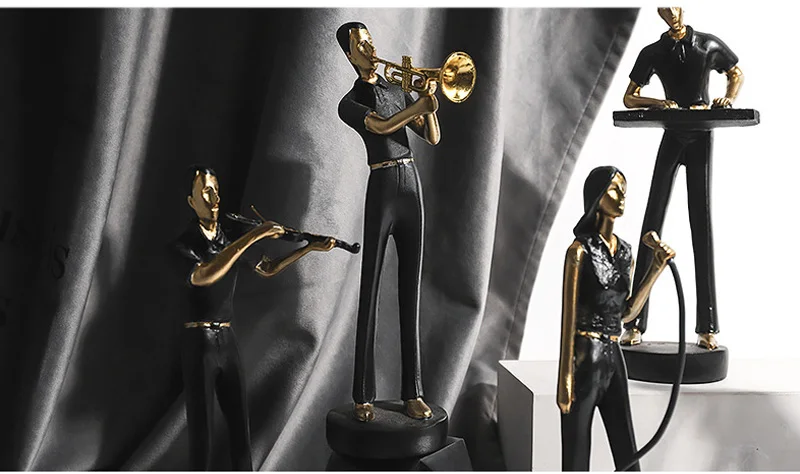 Strongwell Resin European Band Musikerfiguren