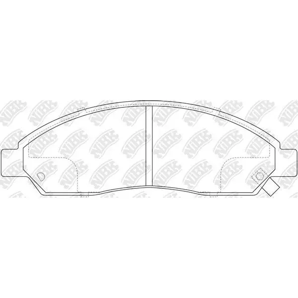 Колодки дисковые передние\ Isuzu D-Max 2.4/3.5/2.5D/3.0D V6 02