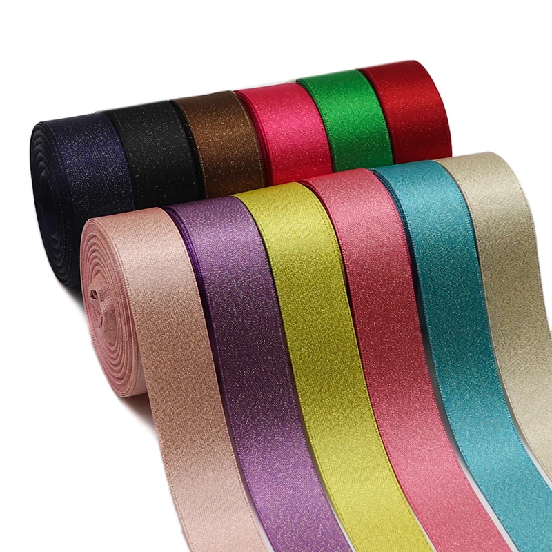 17072803,new Arrival 5 Yards/lot 10mm/22mm Glitter Gold Satin Ribbons