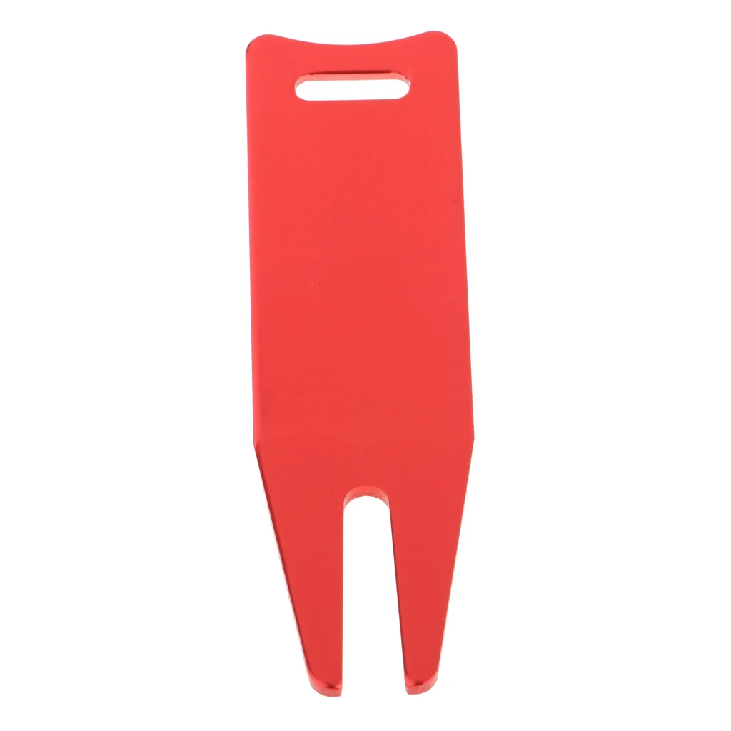 Metal Golf Divot Repair Tool Putting Green Fork Club Rest Pitch Maintain