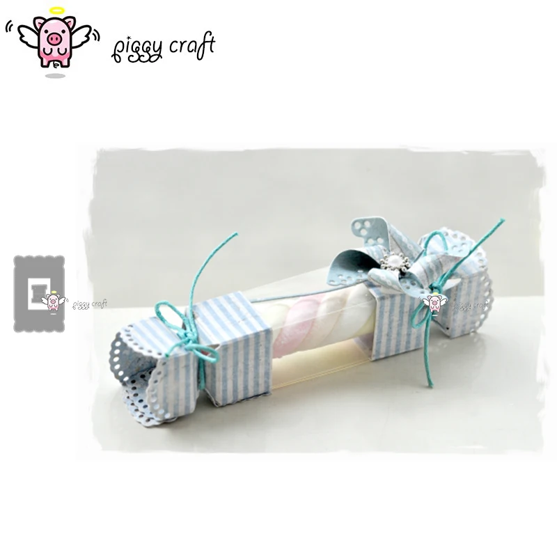 

Piggy Craft metal cutting dies cut die mold Rectangular frame candy box Scrapbook paper craft knife mould blade punch stencils