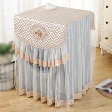 Чехол для стиральной машины, Солнцезащитный пылезащитный чехол, Солнцезащитный чехол, кружевной домашний декор, товары для дома