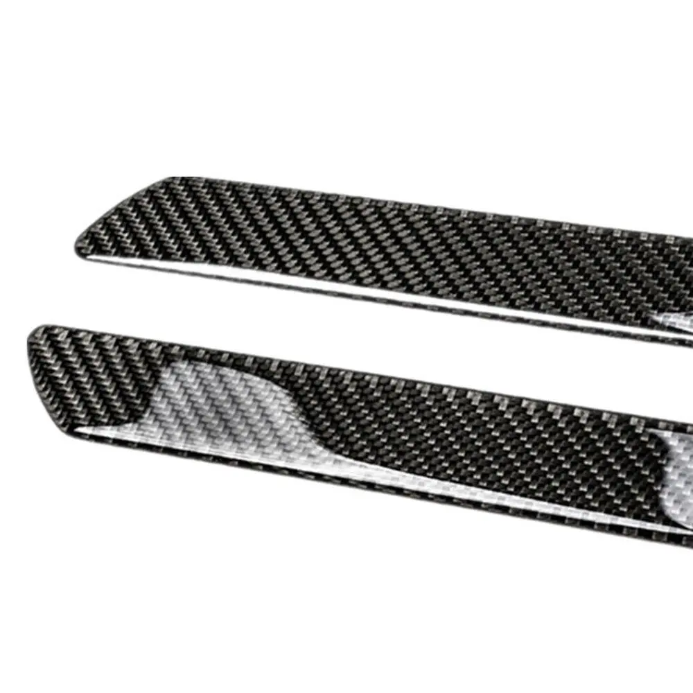 Car Door Sill Scuff Plate Universal Auto Entry Threshold Cover Panel Carbon Fiber Step Protective Decorative Sticker Guard