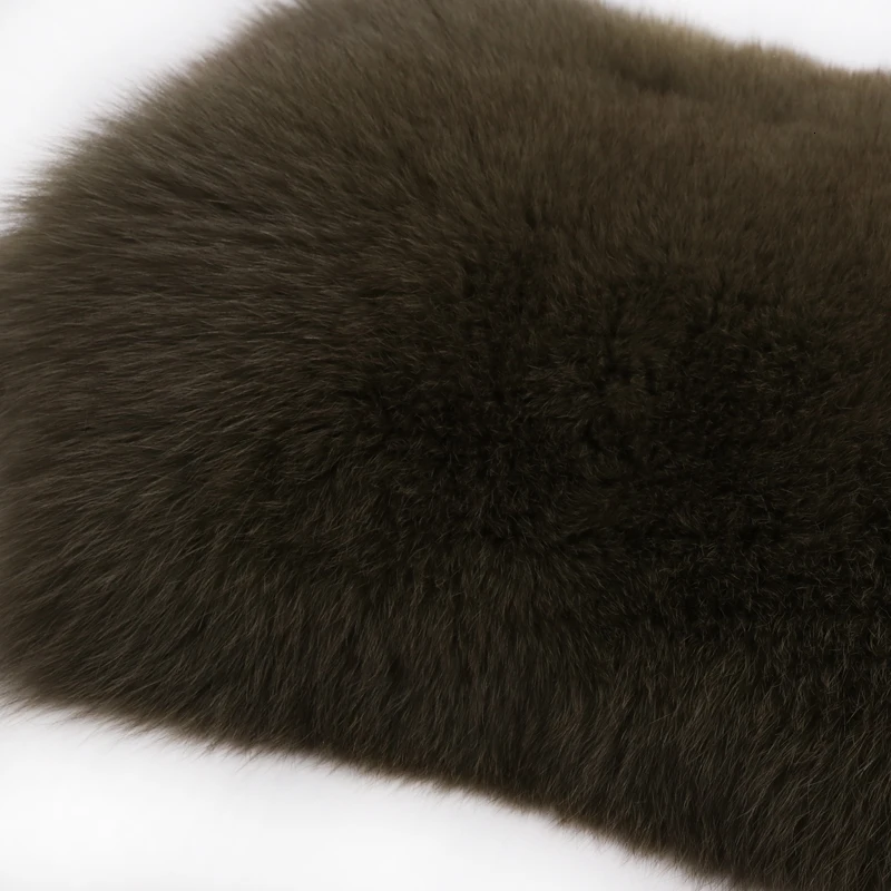 Женская Шуба из лисьего меха, шуба из натурального Лисьего меха, шуба из натурального меха - Цвет: as picture