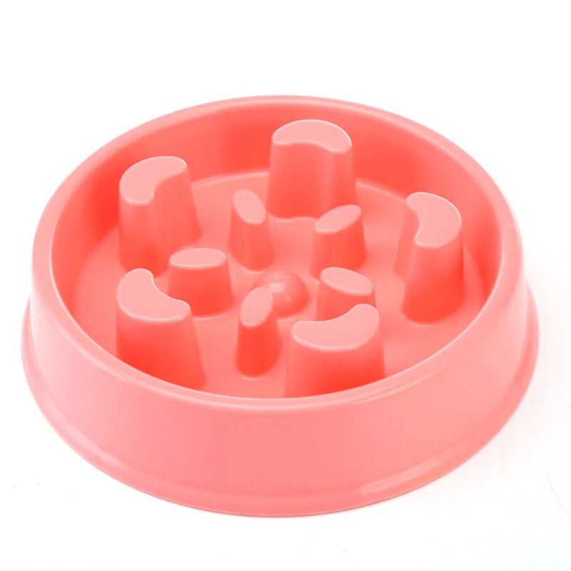 Eat Slow Dog Bowl Pet Dog Feeding Food Bowls Puppy Slow Down Eating