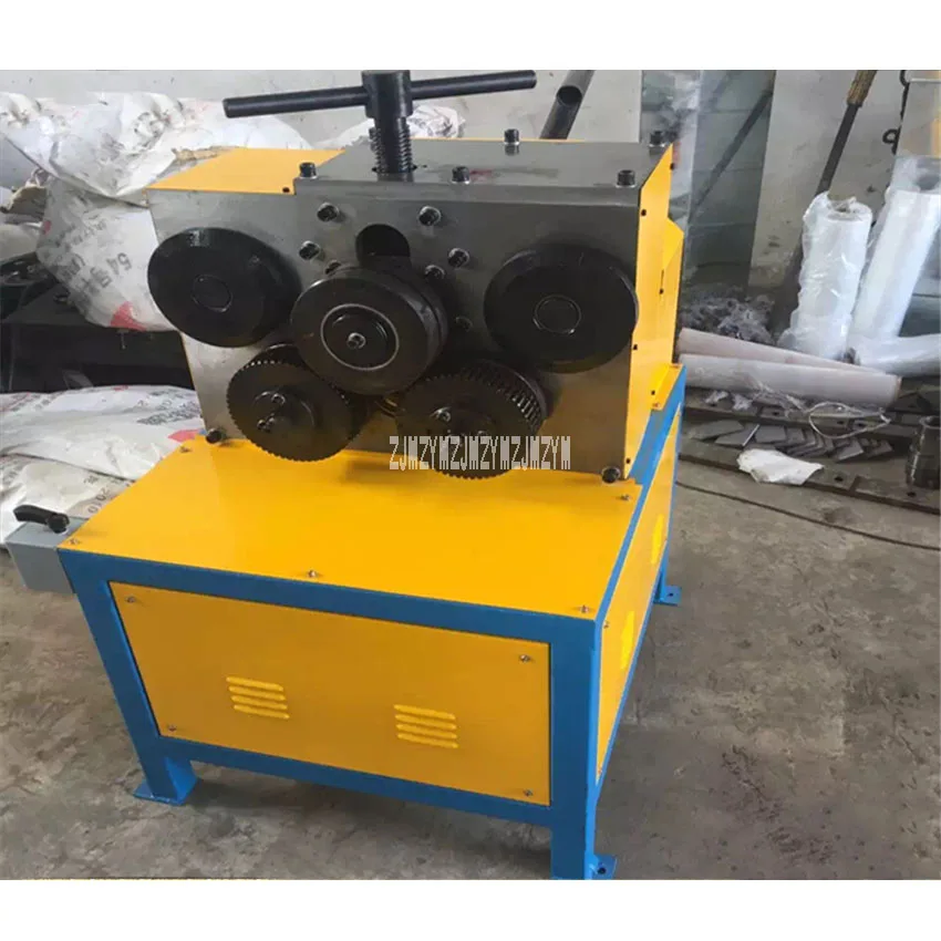 JY-50 Small Angle Iron Round Bending Machine Angle Steel Bending Machine Pipe Roller Steel Rolling Bending Machine 220V/380V 3KW