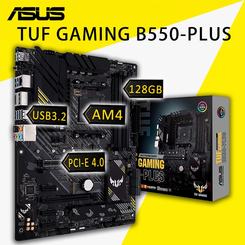 Socket Am4 Asus Tuf Gaming B550 Plus Motherbaord Support 3500x 3600 3rd Gen Amd Ryzen Pci E 4 0 Chai B550 Gaming Placa Mae Am4 Motherboards Aliexpress Socket Am4 Asus Tuf Gaming B550 Plus Motherbaord Support 3500x 3600 3rd Gen Amd Ryzen Pci E 4 0 Chai B550 Gaming Placa Mae Am4 Motherboards Aliexpress