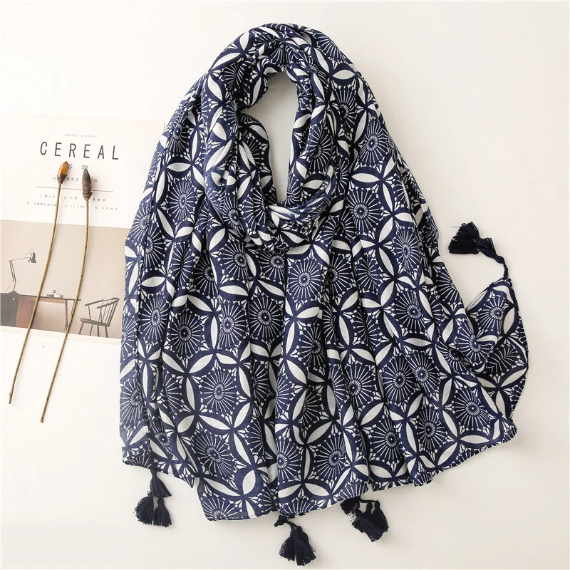 

Scarf for Women Lightweight Paisley Fashion for Fall Winter Scarves Shawl Wrap Pashmina Stole Bufandas Muslim Hijab 180*90Cm