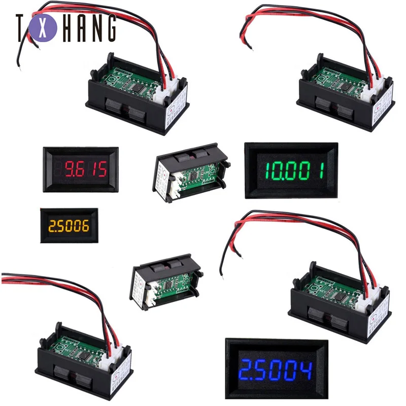 

MINI DC 0-4.3000-33.000V digital voltmeter 5-digit high precision voltmeter electric meter diy electronics