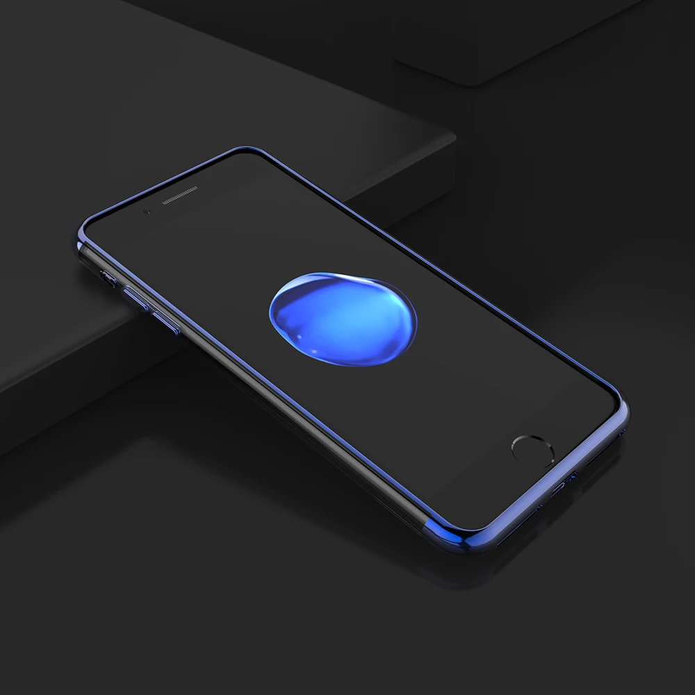 Чехол для iPhone 6, 7, 8, 10 X Plus, Королевский роскошный стиль, металлизированный позолоченный tpu, силиконовый мягкий чехол для телефона, чехол для iPhone 8