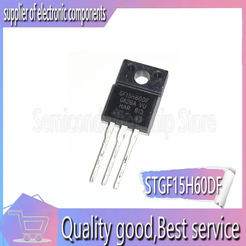 10 шт./лот GF15H60DF STGF15H60DF новые имеющиеся в наличии TO-220F 600V 15A | Электронные компоненты